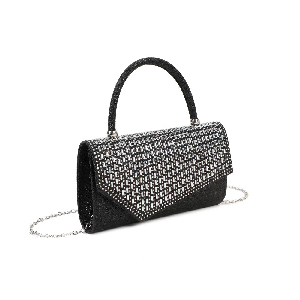 Gallantry Sabrina – Rhinestone evening clutch in Black