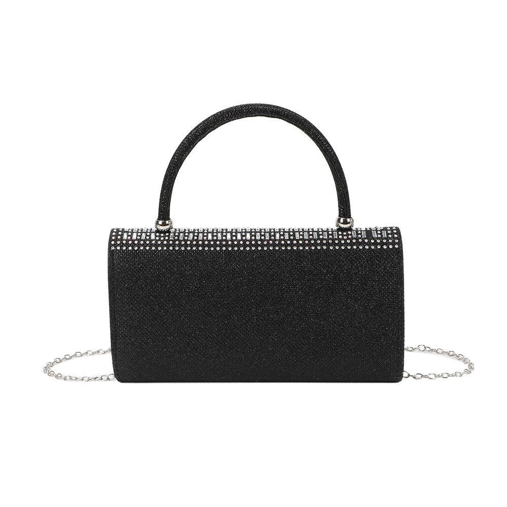 Gallantry Sabrina – Rhinestone evening clutch in Black