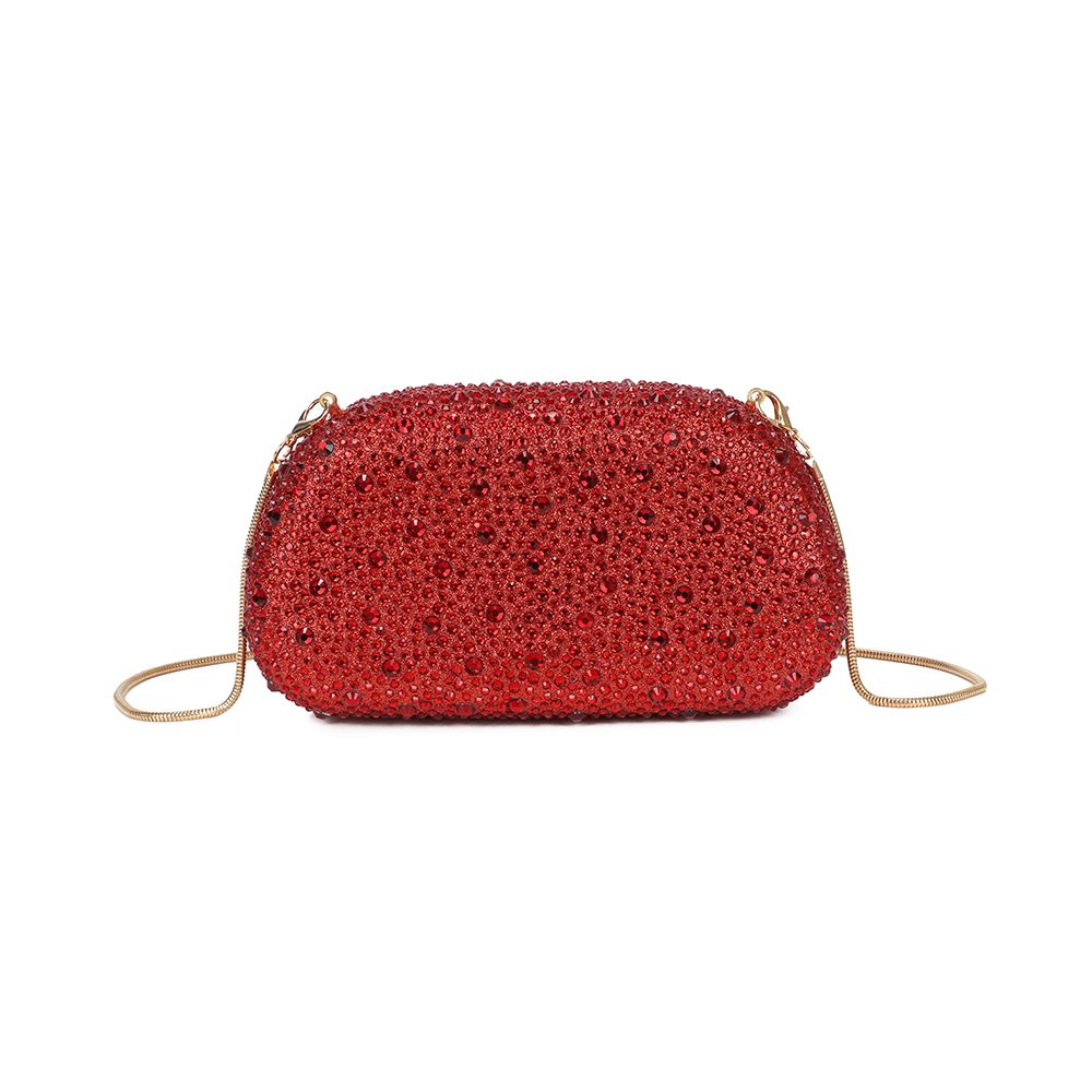 Gallantry Marit – Rhinestone evening bag in Red