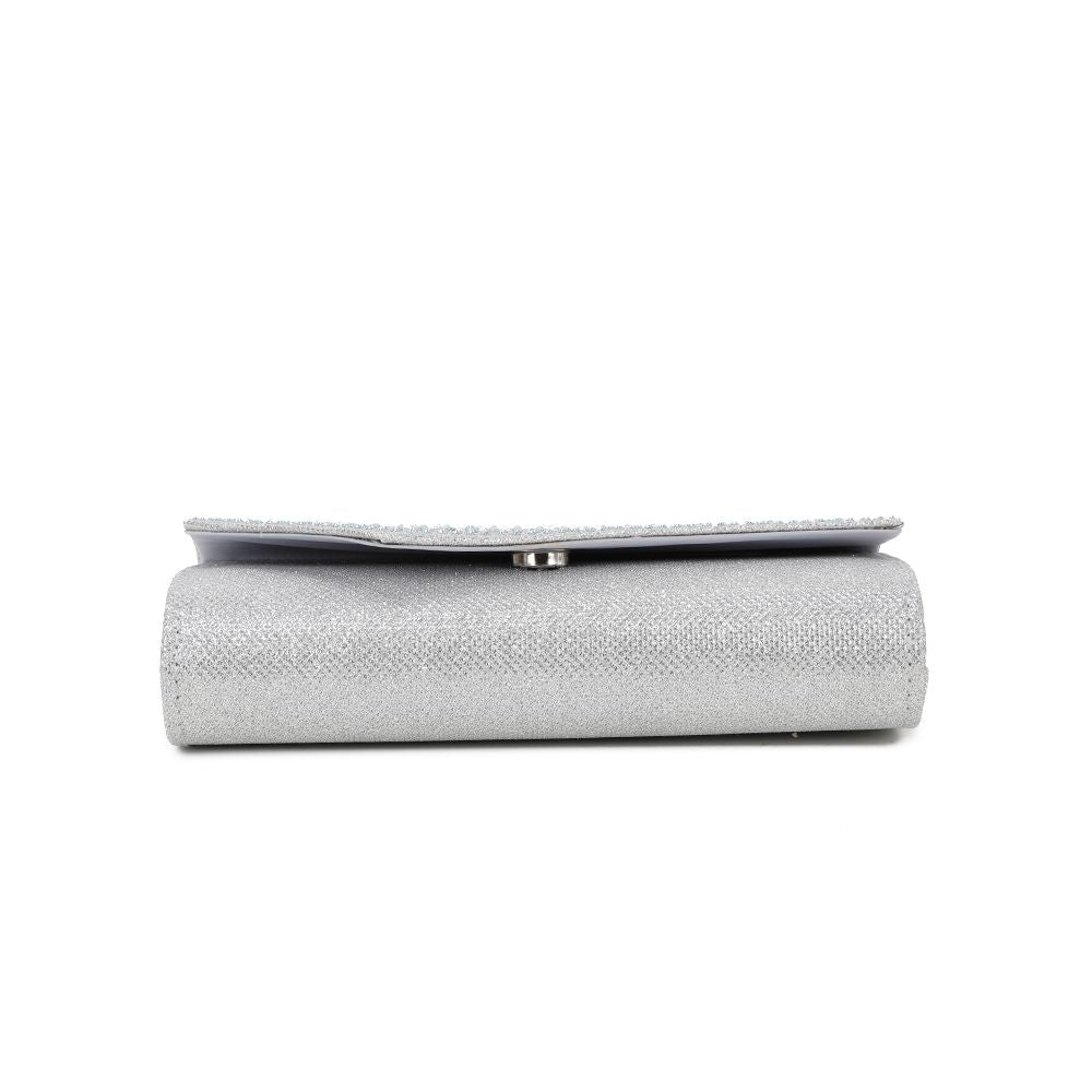 Gallantry Sabrina – Rhinestone evening clutch – Silver
