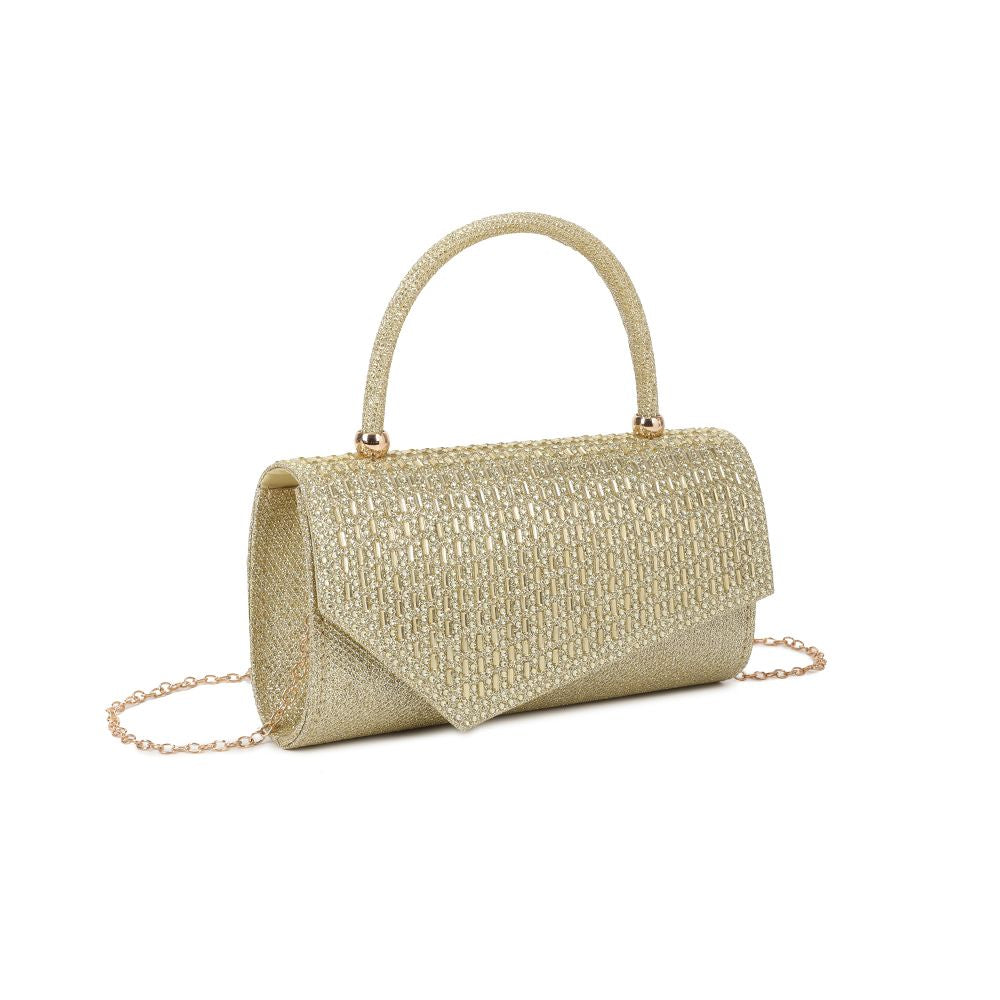 Gallantry Sabrina – Rhinestone evening clutch – Gold