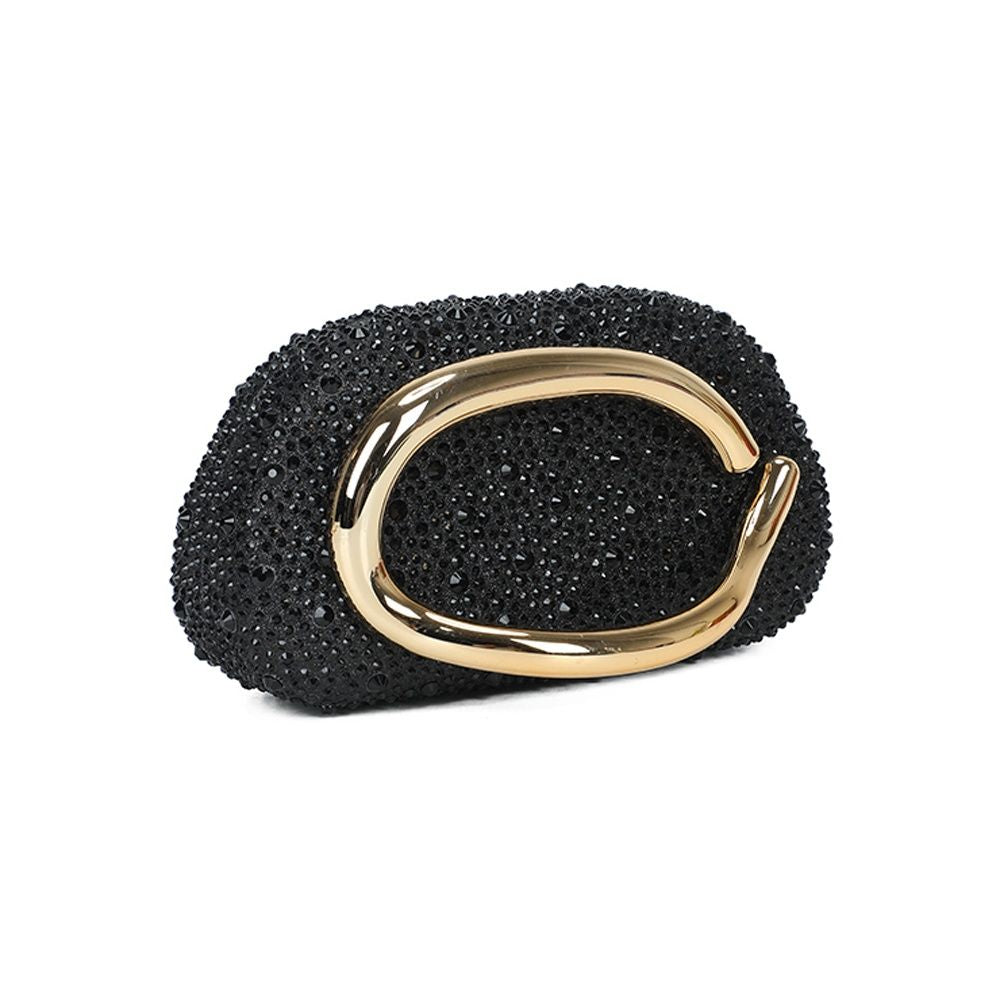Gallantry Marit – Rhinestone evening bag in Black
