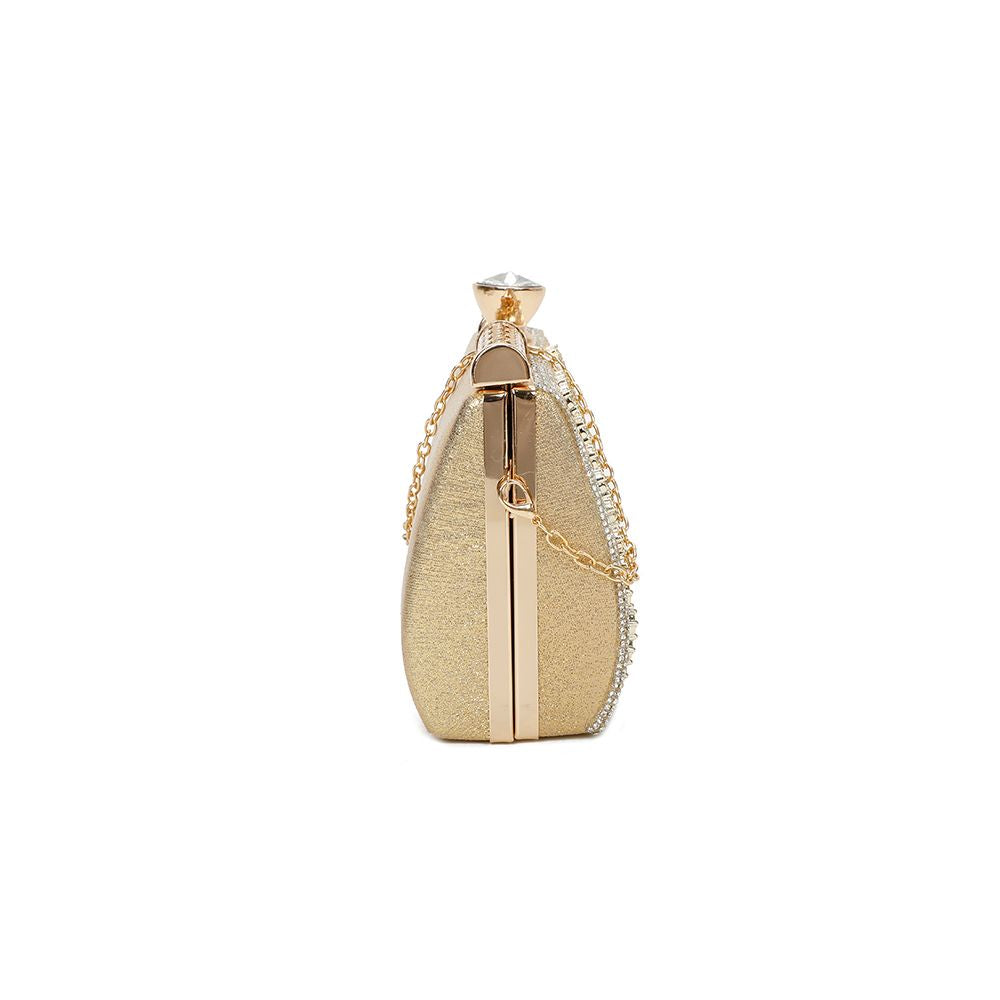 Gallantry Kaja – Embellished evening clutch in Gold