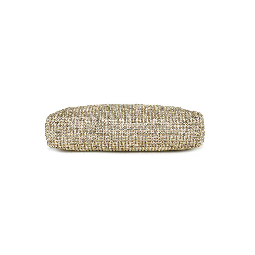 Gallantry Willemijn – Rhinestone knot bag in Gold