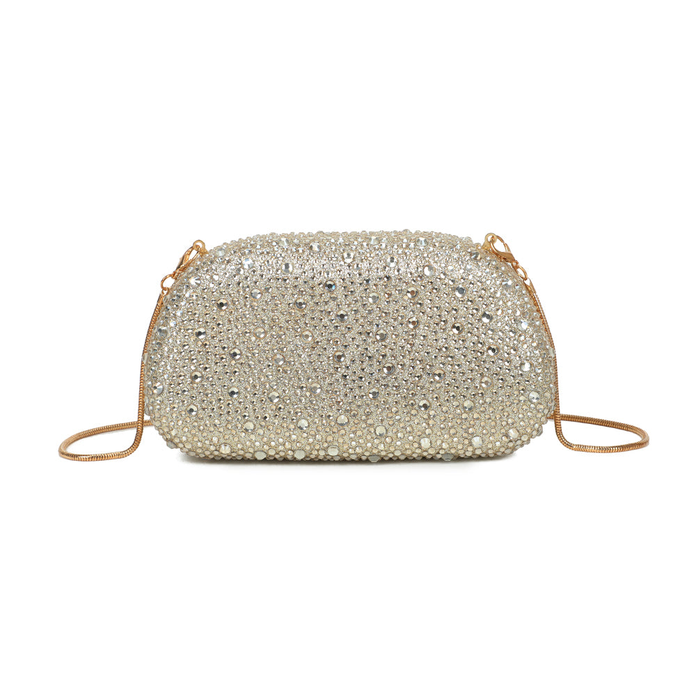 Gallantry Marit – Rhinestone evening bag in Gold