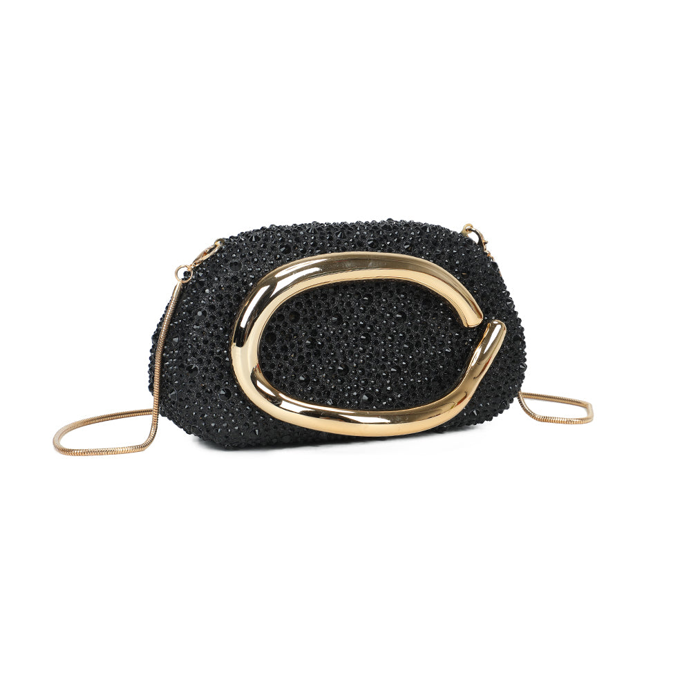 Gallantry Marit – Rhinestone evening bag in Black