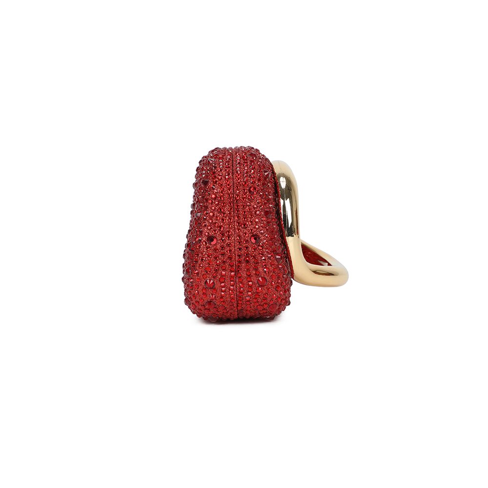 Gallantry Marit – Rhinestone evening bag in Red