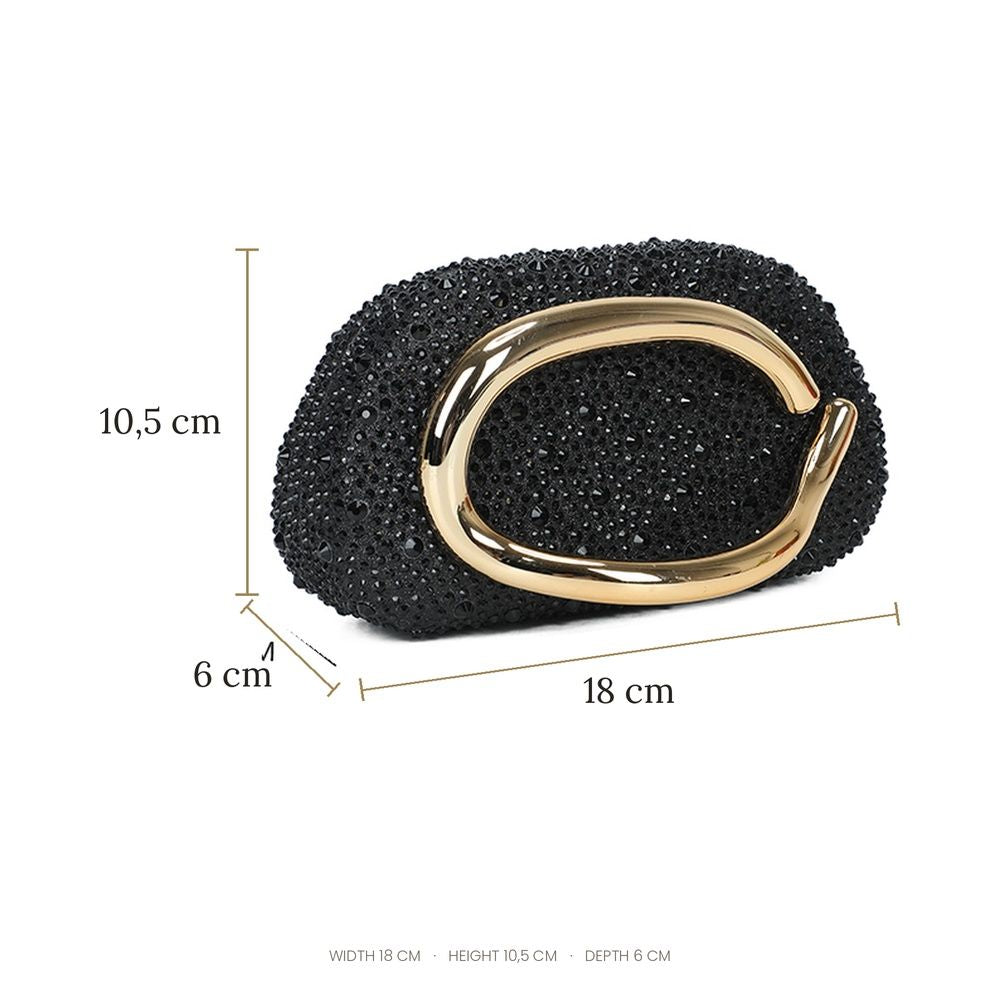 Gallantry Marit Black – afmetingen 18 x 10,5 x 6 cm